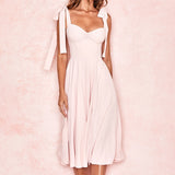 Dress French Holiday Dress Bareback Sexy Chiffon Dress Dress