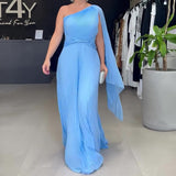 Women's Slanted Shawl Sexy Shawl Dress Slimmed-Up Folded Skirt Girl