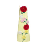 Stitching Three-Dimensional Decoration 2025 New Sling Skirt Loose Waist Long Solid Color Dress Women's Summer