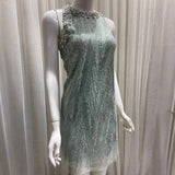 Summer New Chen Heavy Industry Drill Embroidery Birthday Party Small Dress Embellished With Sleeveless Lien Dress
