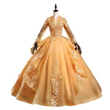 Performance Suit V-Neck 2025 New Color Yarn Vocal Art Canopy Skirt Host Dress Woman Retro