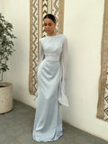 2025 New Body-Body-Swaved Long-Sleeved Dress Elegant Fashion Dress Woman
