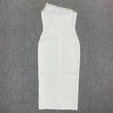 Bra Strap Dress Fashion Hot Diamond Party Party Dress Dress Dress Dress