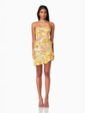 Australian Trendy Brand Three-Dimensional Affix Fairy Sexy Wrapped Breast Swing Dress