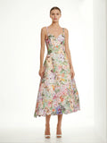 Sexy Style Dress 2025 Spring New Lace Sling Embroidered Flowers High-Rise Dress Woman