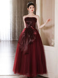 Bra Toast Dress 2025 Spring New Evening Dress Bridal Temperament Long Toast Dress Engagement Dress