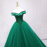 One-Word Shoulder Evening Dress Thin Adult Ceremony Vocal Art Exam Year Performance Party Host Fashion Dress