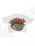 Vintage Men Cartoon H-Hang H-Hang PK T-Shirt American Kawai Long Dress Y2K Short Sleeves DJPT