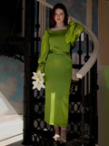 Women's Clothing 2024 Summer French Fairy Tactus Super Fairy Lace To Collect Waist Chiffon Dress
