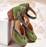 New Coarse Heel Princess Candy Single Shoes Women's Casual Hollow Sandals 43 Yards High Quality Shoes