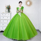 Art Exam Evening Dress 2025 New Green Poneng Dress Solo Host Performance Costume Singing Beautiful Dress