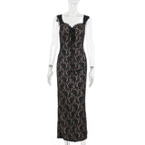 Autumn 2025 New Bag Of Hip Dress Elegant Body-Repair Vest Lace-Up And Hip Dress DJPT