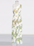 Idyllic Dress 2025 Summer New Sleeveless Water-Sowed Flower Embroidery Splicing Mesh Dress