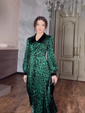 2024 Elegant Wind Leopard Print Trendy Thin Dress Dress