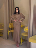 2024 Women's Solid-Colored Vertein Cross-Wearing Belt Half-Dress Suit