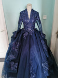 Performance Suit V-Neck 2025 New Color Yarn Vocal Art Canopy Skirt Host Dress Woman Retro