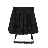 Teased Original Gray Fairy Tale Lolita Woman Lolita Hair Card Blouse Short Skirt Cute Set 6974