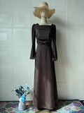Spring Design Diamond-Singed With Long-Sleeved And Verteves Dress Dress Women