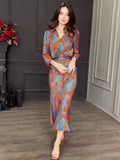 Printing Design For Summer 2024 Retro Skirt Set
