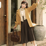 Design Autumn Whisper Chinese Style Improvement Chinese Style Shirt Skirt Scarf Hair Coat 6666