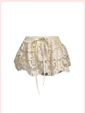 And Summer 2025 New Seaside Holiday Wind Small Comfortable South French Holiday Style White Short Shirt Shorts Set