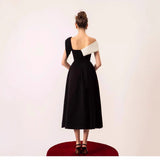 2025 Black And White Birthday Party Dress