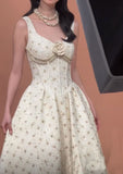 Light Luxury Small Fragrant Small Sling Sling Dress Temperament Famous Banquet Elegant Thin Dress