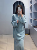 2024 New Glazed Forged Waist Waist Pajamas Style Dress Suit Woman