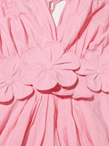 Tea Rest Temperament Elegant Style Dress 2025 Summer New V Collar Paste Splicing A Word Long Dress Dress Woman