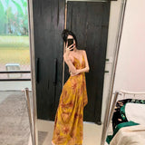 2025 Light Luxury Evening Dress Floral Decorations With A Long Dress