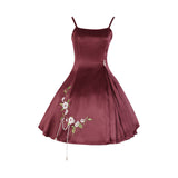Design Of Camellia About The Chinese Style To Improve The Chinese Elements Of Women's Top Dress Suit 8827