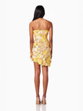 Australian Trendy Brand Three-Dimensional Affix Fairy Sexy Wrapped Breast Swing Dress