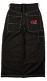 New Y2k High Street Gradient Loose Straight Jeans Men And Women's Same Trendy Jeans DJPT