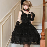 Party Jsk Suspension Dress Everyday Cute Lolita Sweet Dress 6755