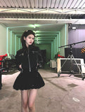 Luth's Same Temperament Beautiful Bright Film Backs And Skirts In The Autumn Of 2024 Zhuoya's Small Design Dress