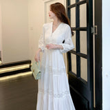 Seaside Holiday Photo Clothes Super Fairy Long Dress Beach Dress Yunnan Tourism Wearing Dress Summer
