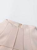 Simple Niche Design Small Dress 2025 Summer Collar Sleeveless Design Waist 100 Fold Dress