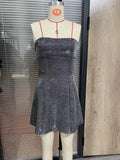 Women's New Sexy Sleeveless Breast High-Waisted A-Skirt HZ0628