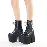 Martin Boots In Front Of The Side Show Women's Boots Ultra-High And Waterproof Table Women's Short Boots High Quality Shoes
