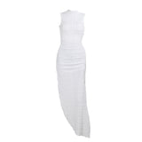 Summer 2025 New Fashion Vest Muscle Open-Back Tight Dress Women's Dress DJPT