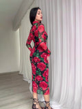 Floral Dress In The New Autumn Flower Print In 2025