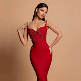 Sexy V-Neck Nail Beaded Diamond Sling Banding Dress Dress For The Party Party