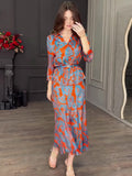 Printing Design For Summer 2024 Retro Skirt Set