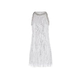 Summer New Chen Heavy Industry Drill Embroidery Birthday Party Small Dress Embellished With Sleeveless Lien Dress