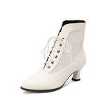 And Short Boots Women Autumn And Winter Lace-Strace Lace-On-Ann Unprecedented Lace For Women And Ankle Boots In Front Of The Lace Of Martin Boots High Quality Shoes