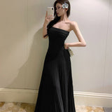 Body-High-Senior Corsenior Knitted Long Dress Senior Feel Seaside Holiday Dress Woman