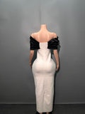 Industry Word Shoulder Banding Dress Party Can Wear French High-End Evening Dress Every Day