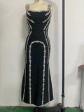 Sexy Luxury Diamond-Packed Ass Skirt Fashion-In-Wearing Evening Dress