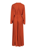 Casual Simple Style Dress 2025 Summer Fashion Long Sleeves With Loose Large-Size Dress Woman