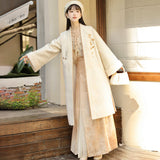 Design Autumn Evening Chinese Style Women's Clothing Element Half Dress Set 8829